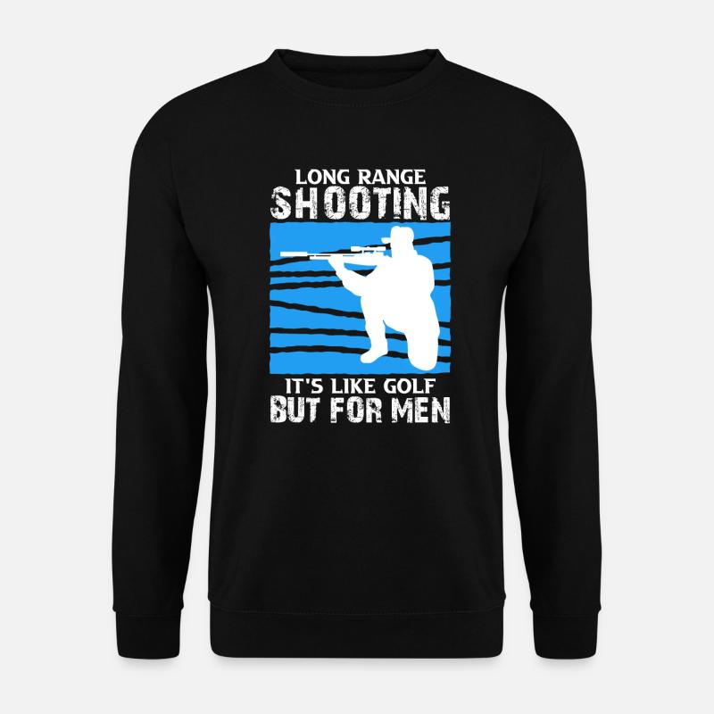 Long Range Shooting - Unisex Sweatshirt - black