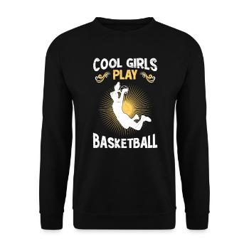Basket-ball féminin - Sweat-shirt Unisexe - noir - Devant - Alina (178cm) & Michal (187cm)