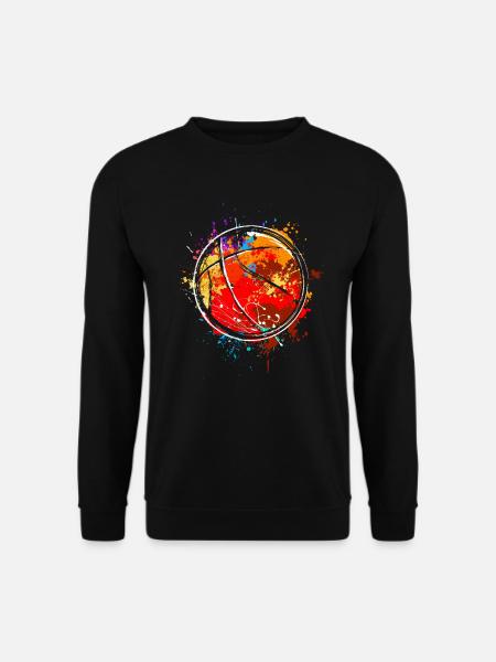 Basketball Kunst Basketball - Unisex Pullover - Schwarz