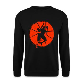 Basket-ball - Sweat-shirt Unisexe - noir - Devant - Alina (178cm) & Michal (187cm)