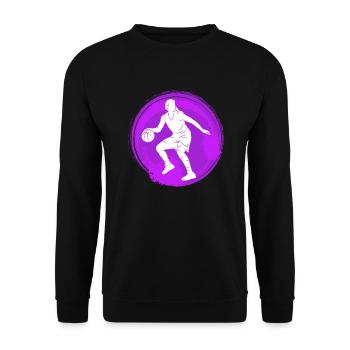 Basket-ball féminin - Sweat-shirt Unisexe - noir - Devant - Alina (178cm) & Michal (187cm)