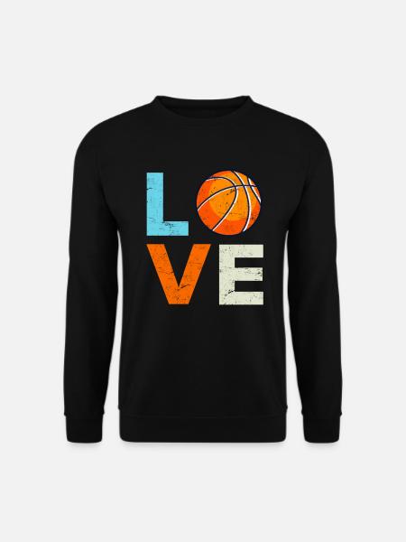 Basketball Liebe Basketballer - Unisex Pullover - Schwarz