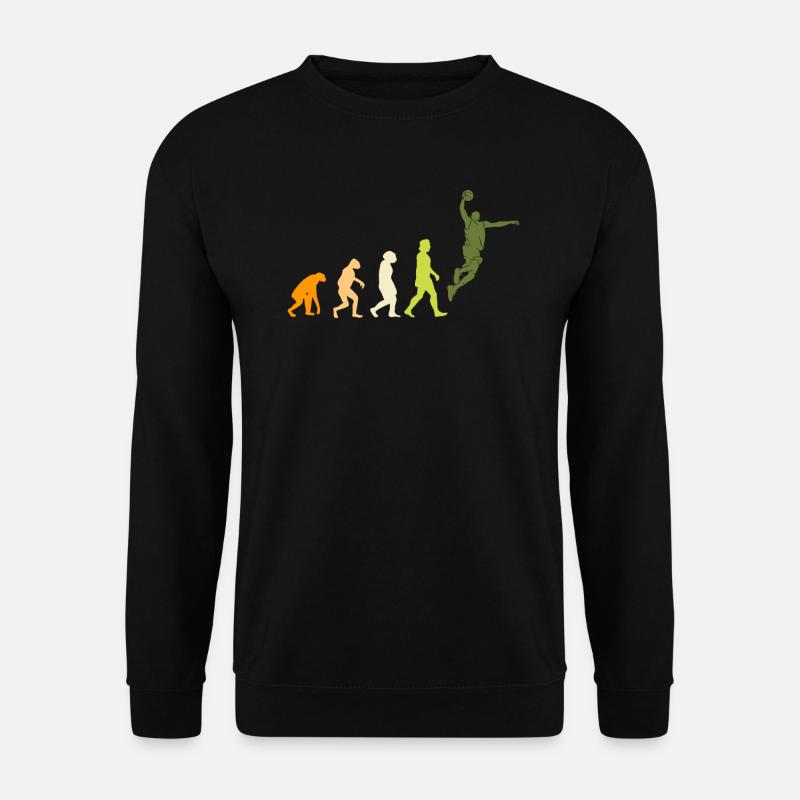 Joueur de basket-ball Basketball Evolution - Sweat-shirt Unisexe - noir