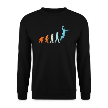 Basketball Evolution Basketball Player - Unisex Sweatshirt - black - Front - Alina (178cm) & Michal (187cm)