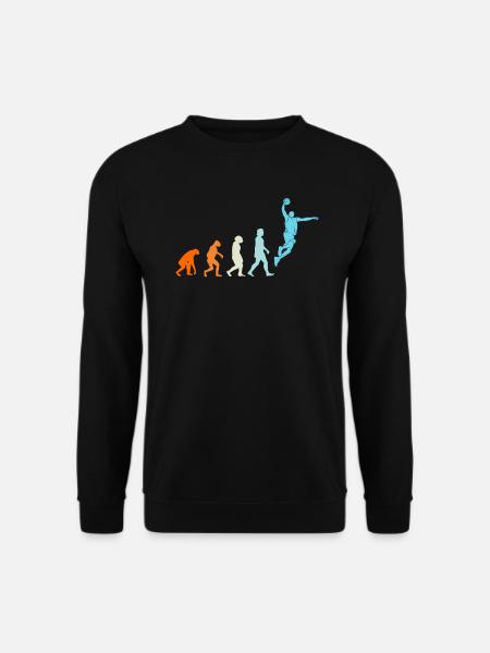 Basketball Evolution Basketballer - Unisex Pullover - Schwarz