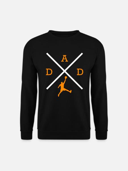 Basketball Dad Basketball Papa - Unisex Sweatshirt - black