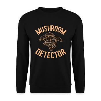 Détecteur de champignons Cueillette de champignons Cueilleurs de champignons - Sweat-shirt Unisexe - noir - Devant - Alina (178cm) & Michal (187cm)