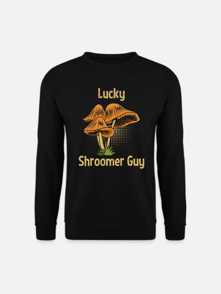 Pilzsammler Pilze Glückspilz - Unisex Pullover - Schwarz