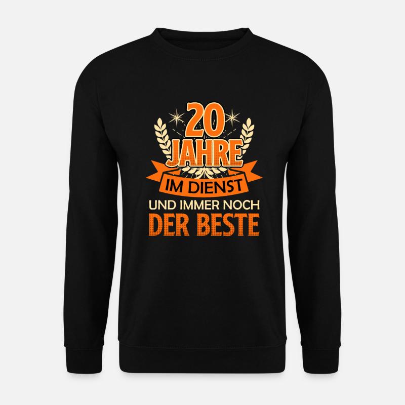 Dienstjubiläum 20 Jahre Firmenjubiläum - Unisex Pullover - Schwarz