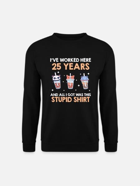 Firmenjubiläum 25 Jahre Dienstjubiläum 25 Jahre - Unisex Pullover - Schwarz