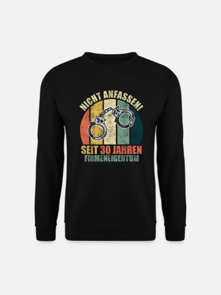 Dienstjubiläum 30 Jahre Firmenjubiläum - Unisex Pullover - Schwarz