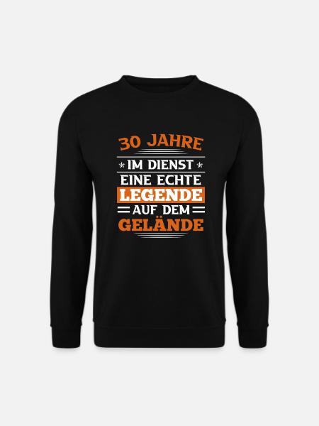 Dienstjubiläum 30 Jahre Firmenjubiläum - Unisex Pullover - Schwarz