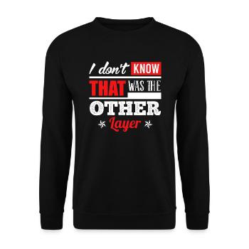 No idea was the other shift work - Unisex Sweatshirt - black - Front - Alina (178cm) & Michal (187cm)