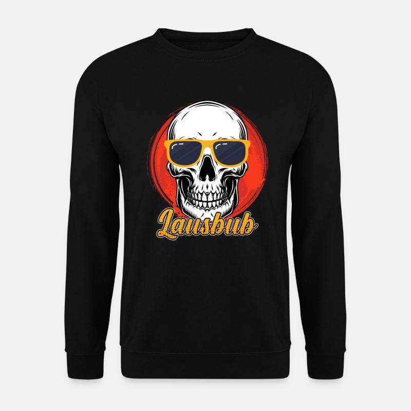 Trachtenshirt Lausbub Lausbube Bayern - Unisex Pullover - Schwarz