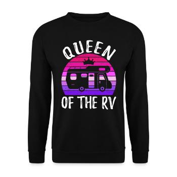 Königin des RV IV - Unisex Pullover - Schwarz - Vorne - Alina (178cm) & Michal (187cm)