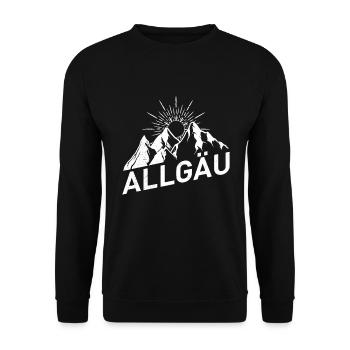 Holidays in Bavaria Allgäu - Unisex Sweatshirt - black - Front - Alina (178cm) & Michal (187cm)