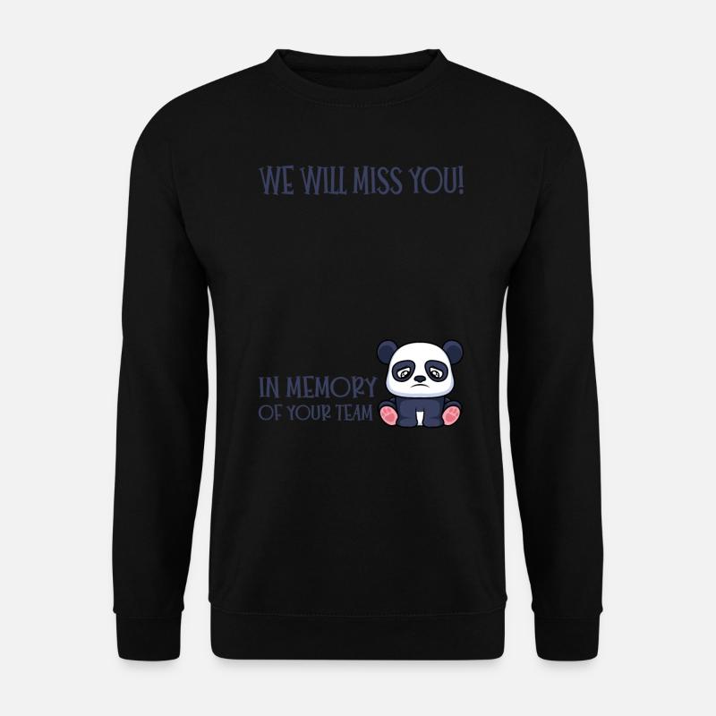 Changement d’emploi collègue coéquipier nouvel emploi - Sweat-shirt Unisexe - noir