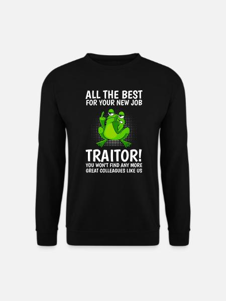Buena suerte nuevo trabajo compañero de trabajo cambio de trabajo - Sudadera unisex - negro