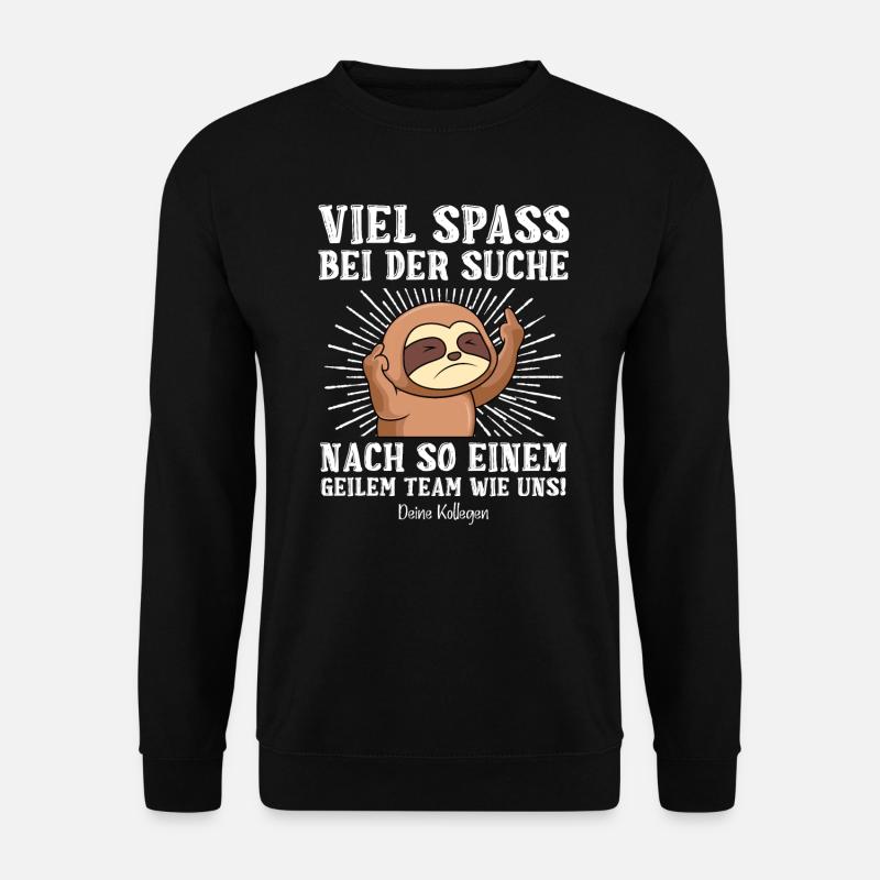 Jobwechsel Kollege Abschied neuer Job - Unisex Pullover - Schwarz