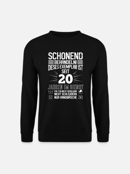 Dienstjubiläum 20 Jahre Arbeit Firmenjubiläum - Unisex Pullover - Schwarz