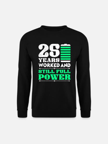 Dienstjubiläum 25 Jahre Arbeitskollege - Unisex Pullover - Schwarz