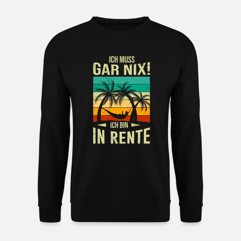 Abschied Kollege in Rente Arbeitskollege - Unisex Pullover - Schwarz