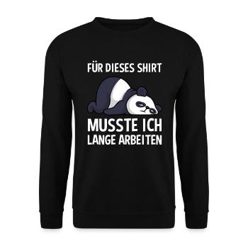 Viele Jahre Arbeit Kollege zum Abschied - Unisex Pullover - Schwarz - Vorne - Alina (178cm) & Michal (187cm)