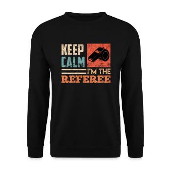 Je suis l’arbitre - Sweat-shirt Unisexe - noir - Devant - Alina (178cm) & Michal (187cm)
