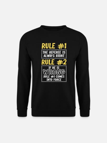 Referee Rules Shiri - Unisex Sweatshirt - black