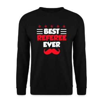 Meilleur arbitre - Sweat-shirt Unisexe - noir - Devant - Alina (178cm) & Michal (187cm)