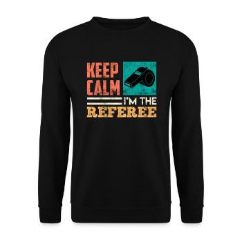 Je suis l’arbitre - Sweat-shirt Unisexe - noir - Devant - Alina (178cm) & Michal (187cm)