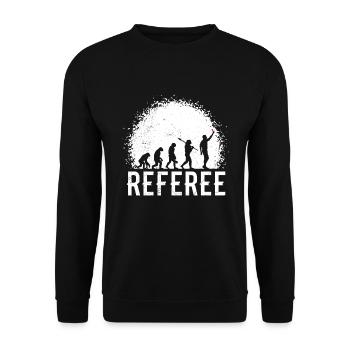 Arbitre - Sweat-shirt Unisexe - noir - Devant - Alina (178cm) & Michal (187cm)