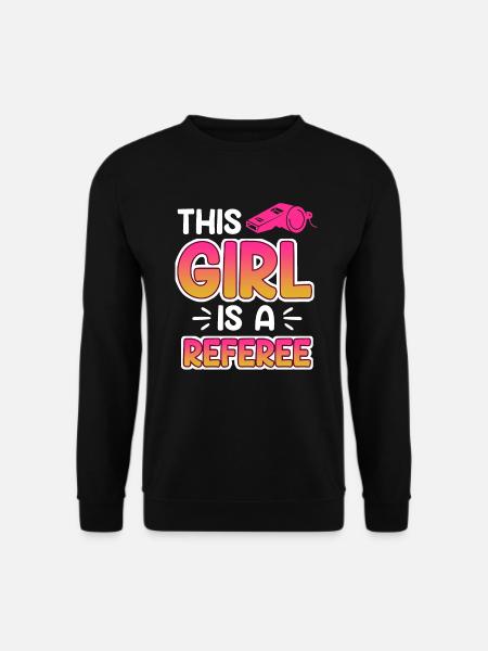 Women Referee Referee Schiri - Unisex Sweatshirt - black