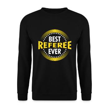 Meilleur arbitre de tous les temps Shiri - Sweat-shirt Unisexe - noir - Devant - Alina (178cm) & Michal (187cm)