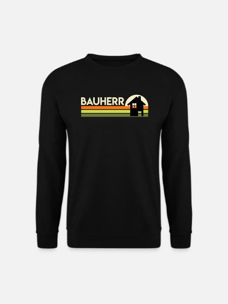 Bauherr Eigenheim Richtfest - Unisex Pullover - Schwarz