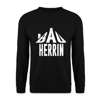 Bauherrin Eigenheim Richtfest Bauherrin - Unisex Pullover - Schwarz - Vorne - Alina (178cm) & Michal (187cm)