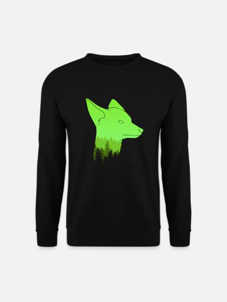 Foxhead Fox - Unisex Sweatshirt - black