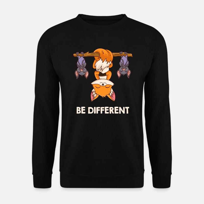 Fuchs Be Different - Sweat-shirt Unisexe - noir