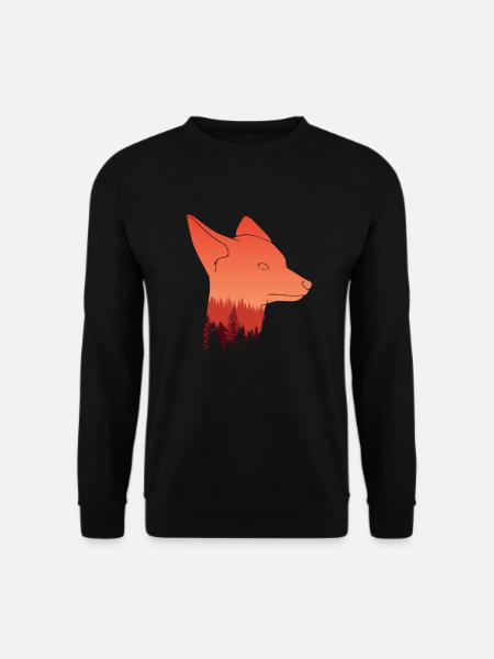 Foxhead Fox - Unisex Sweatshirt - black