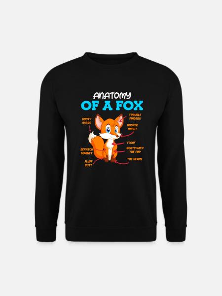 Anatomie d’un enfant Fuches Fuchs - Sweat-shirt Unisexe - noir