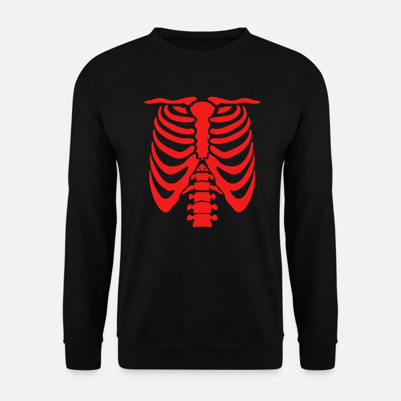 Halloween Costume Skeleton - Unisex Sweatshirt - black