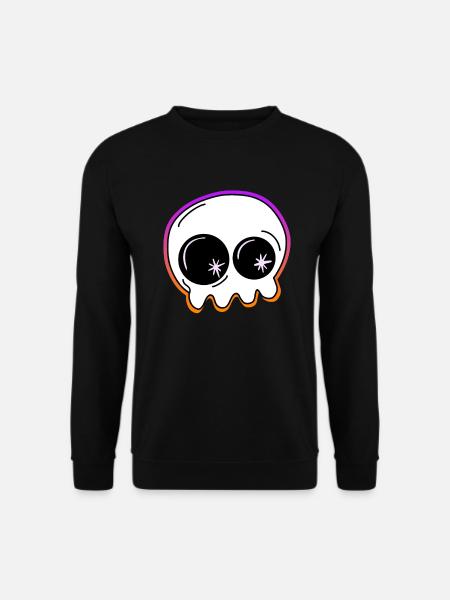 Petit fantôme Halloween - Sweat-shirt Unisexe - noir