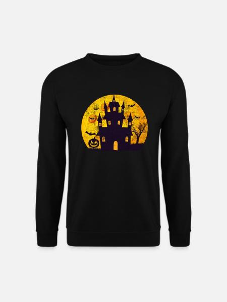 Grusel Schloss Halloween - Unisex Pullover - Schwarz