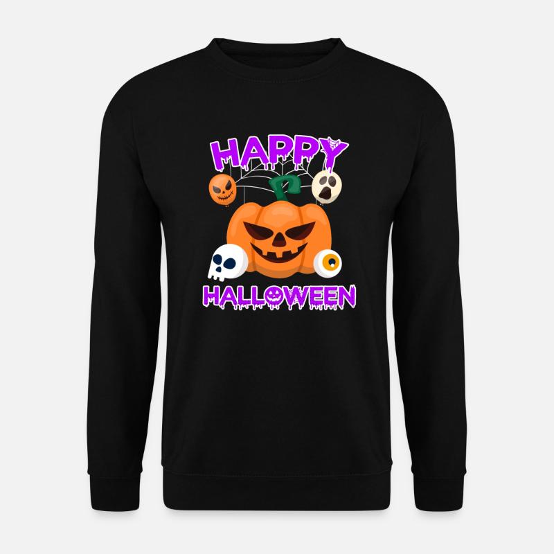 Joyeux Halloween effrayant - Sweat-shirt Unisexe - noir