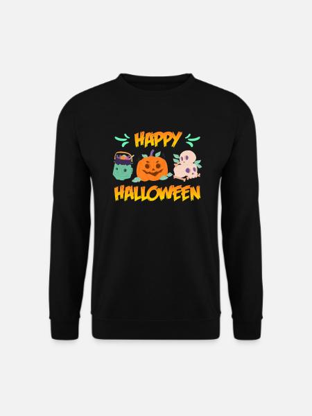 Happy Halloween - Unisex Pullover - Schwarz