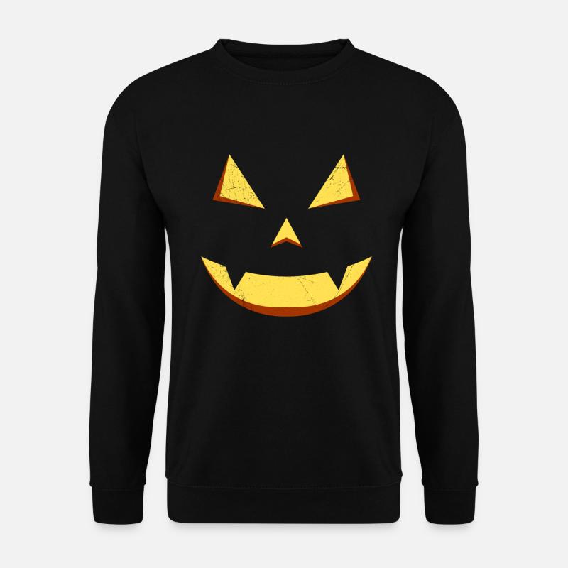 Pumpkin Face Halloween - Unisex Sweatshirt - black