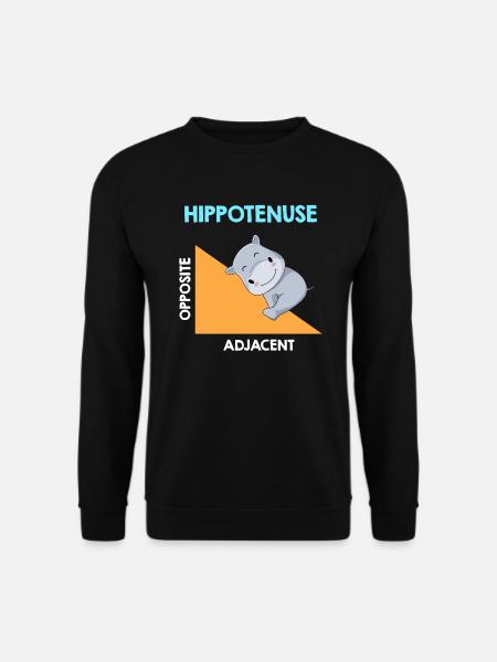 Hippotenuse Algebra Analysis - Unisex Sweatshirt - black