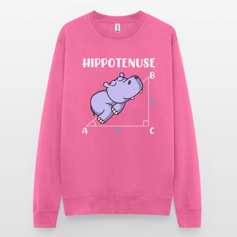 Hippotenuse fun math math Unisex Sweatshirt