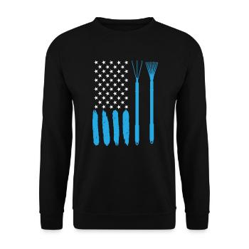 USA Gardener Data Center Jardinage - Sweat-shirt Unisexe - noir - Devant - Alina (178cm) & Michal (187cm)