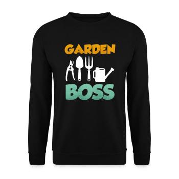 Gestionnaire de jardin Jardinier Ladies Garden - Sweat-shirt Unisexe - noir - Devant - Alina (178cm) & Michal (187cm)